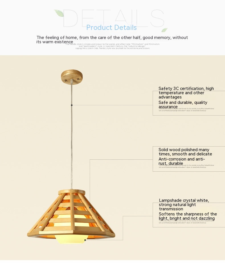 Modern Minimalist Bamboo Woven Ceiling Lamp – LED Chandelier for Restaurant, Bar & Balcony