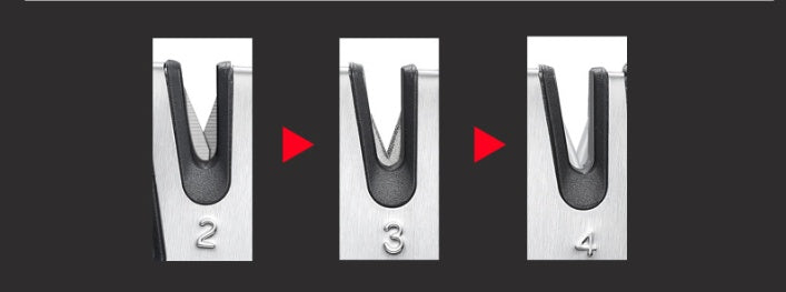 4-in-1 Knife Sharpener – 3 Stage Professional Kitchen Blade Sharpening Tool