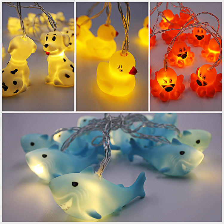 Vinyl Animal LED Light String – Decorative Fairy Lights for Bedroom & Party