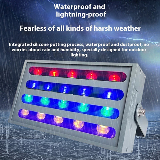 LED Rainbow Tree Lamp Outdoor Waterproof Color Projection Light for Garden Yard Holiday Decoration