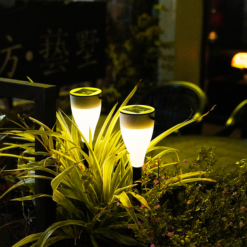 Solar Outdoor Water Decorative Street Light LED Waterproof Garden Landscape Lamp for Courtyard Yard Pathway Lighting