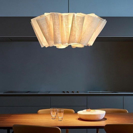 Handmade Modern Rustic Woven Chandelier – Unique Living Room Light