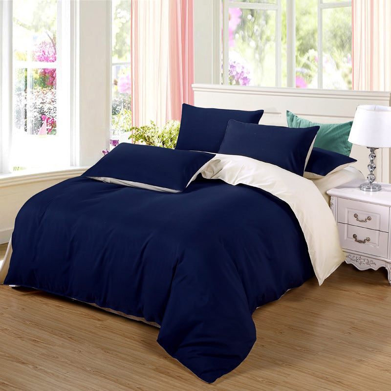 4 Piece Bedding Set Duvet Cover Quilt Bed Sheets Pillowcases Soft Comfortable Bedroom Set