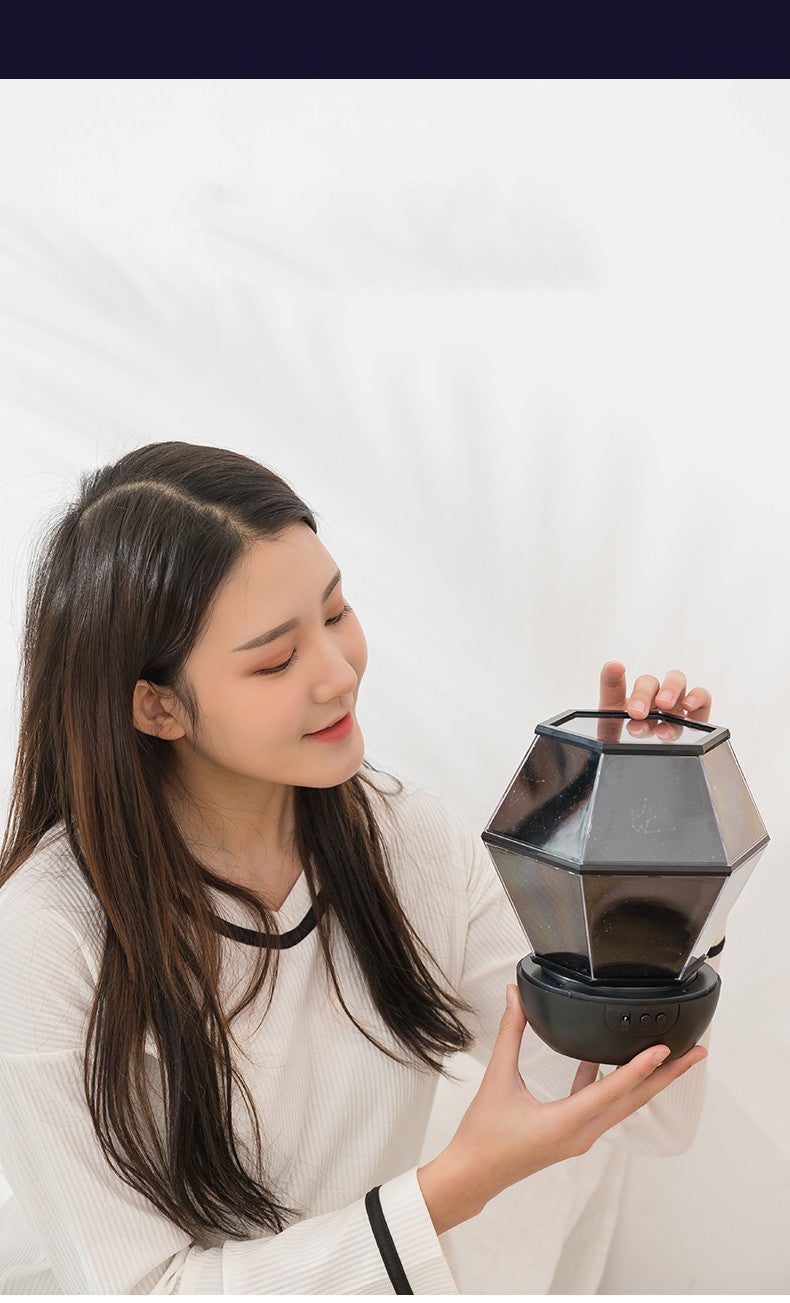 Children’s Rotating Star Projector Night Light Dreamlike Starlight LED Lamp for Kids Bedroom