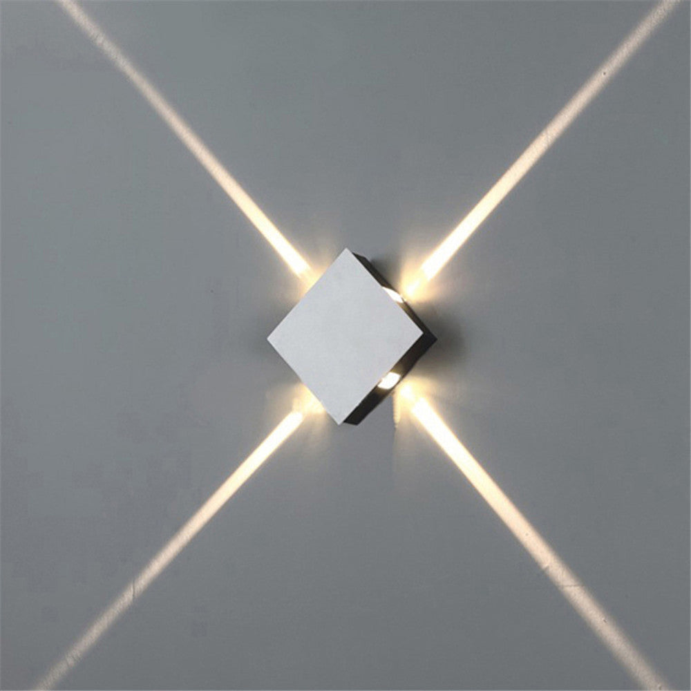 Cross Shape Decorative LED Lamp Indoor Bedside Background Light for Living Room Home Decor