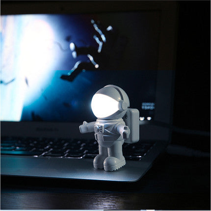 Astronaut LED Desk Lamp with USB Port Romantic Night Light for Kids Bedroom Decor