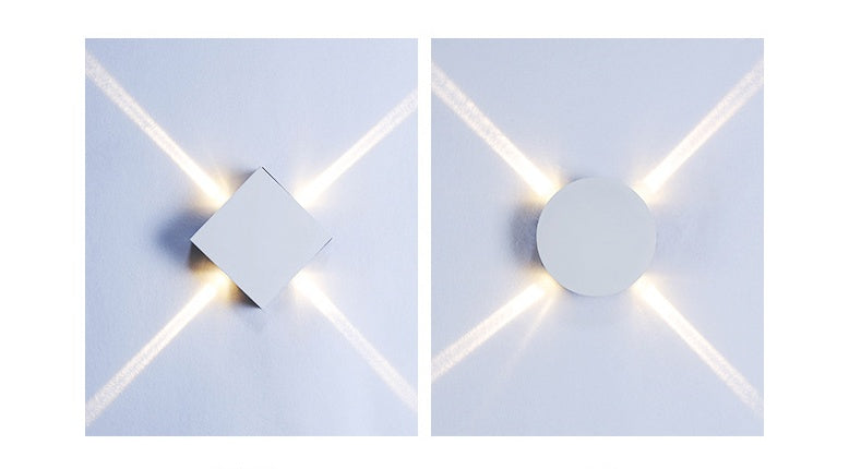 Cross Shape Decorative LED Lamp Indoor Bedside Background Light for Living Room Home Decor