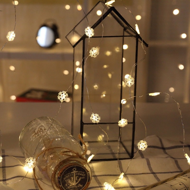 Newsoo Copper Wire Star LED String Lights Flashing Fairy Lights for Room Dorm Girl Heart Decoration