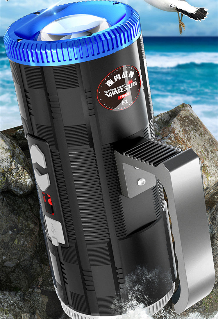 Fishing Laser Light Cannon Blue Super Bright Xenon Lamp for Night Fishing and Outdoor Water Attraction