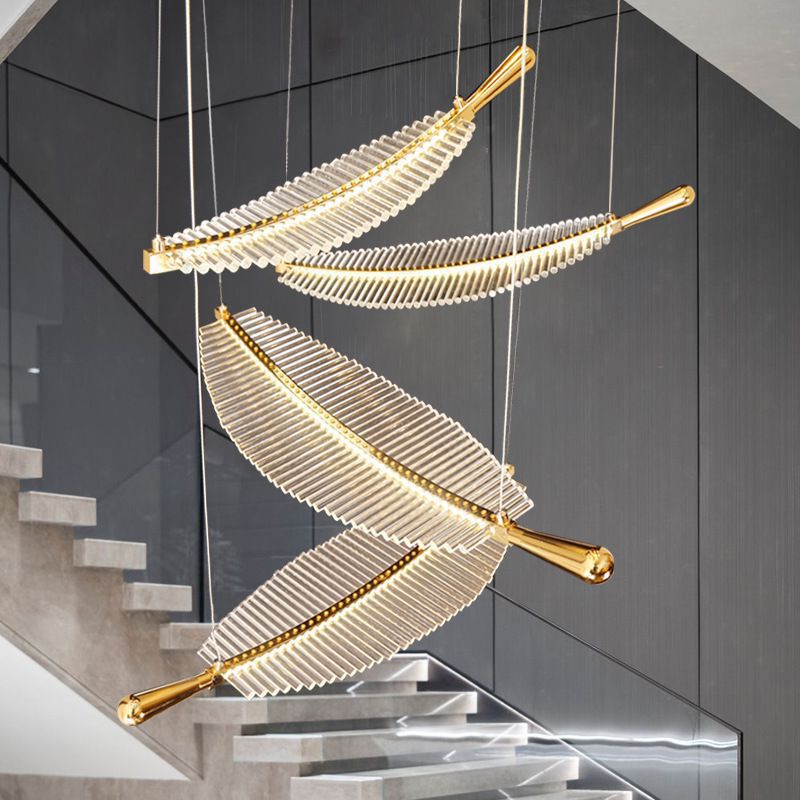 Creative Leaf Art Chandelier – Hotel, Office & Commercial Lighting