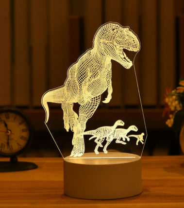 3D Acrylic LED Neon Sign Lamp USB Night Light Christmas Home Room Decoration Valentine Gift Table Lamp