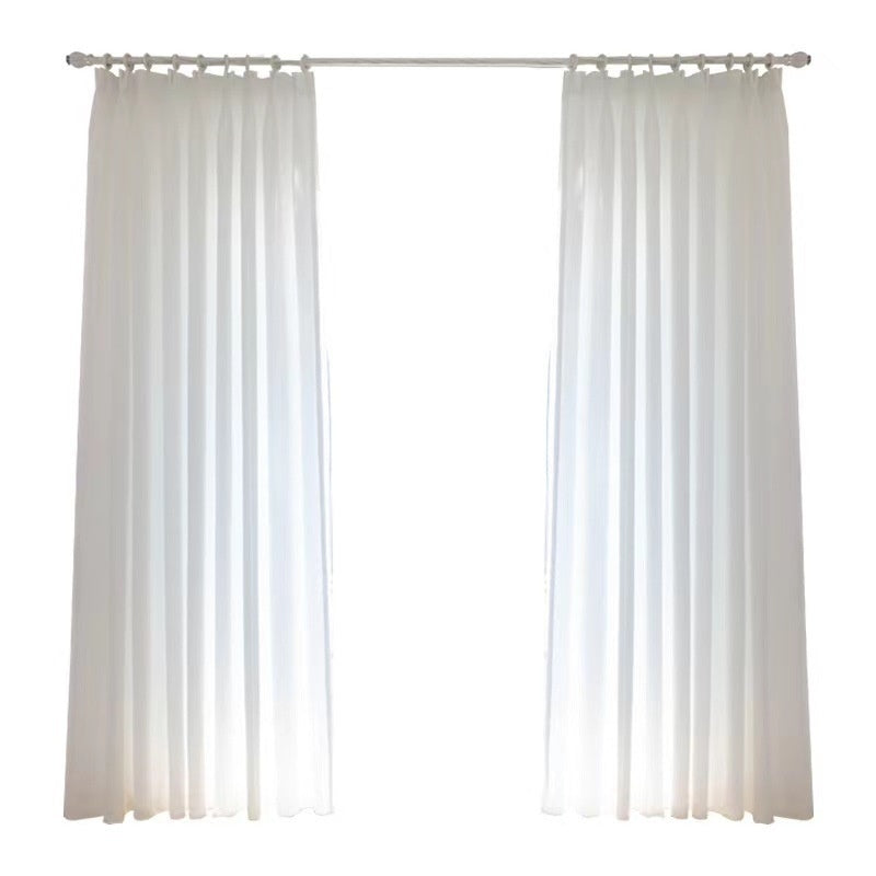 Full Shading Australian Wool Plush Velvet Curtain Insulated Non Inverted Finished Window Drapes for Home Decor