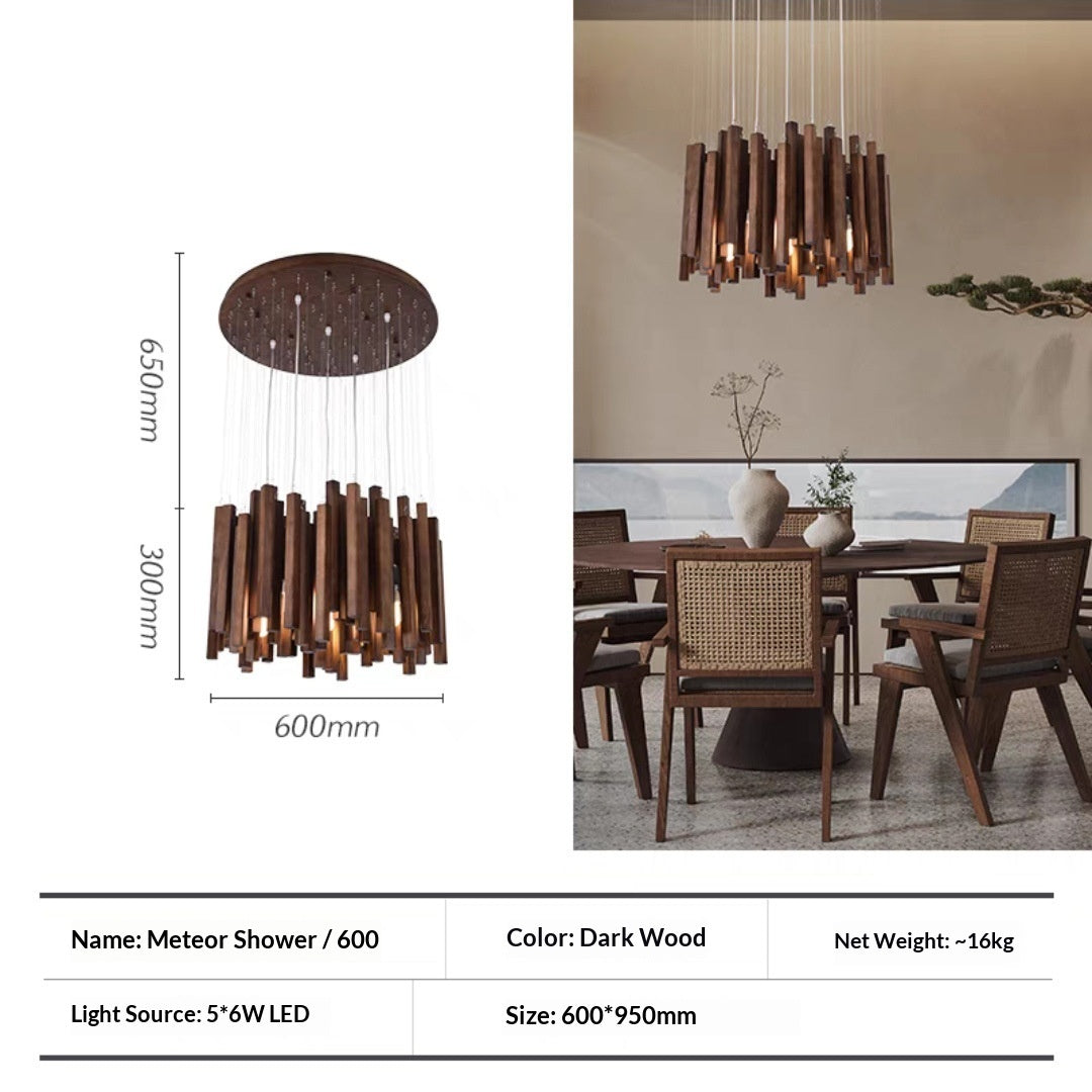 Modern Minimalist Chandelier – New Chinese Style Living, Dining & Tea Room Lamp