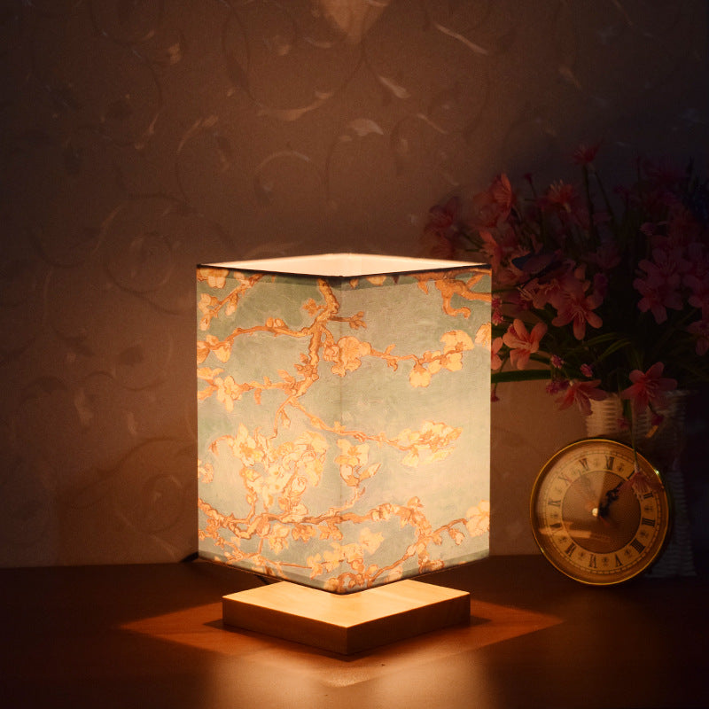 Chinese Retro Bedside Night Light | Warm Bedroom Lighting