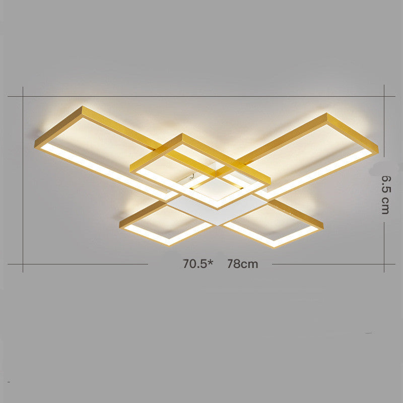 Warm LED Ceiling Lamp Simple Modern Bedroom Light for Household Living Room Home Decor