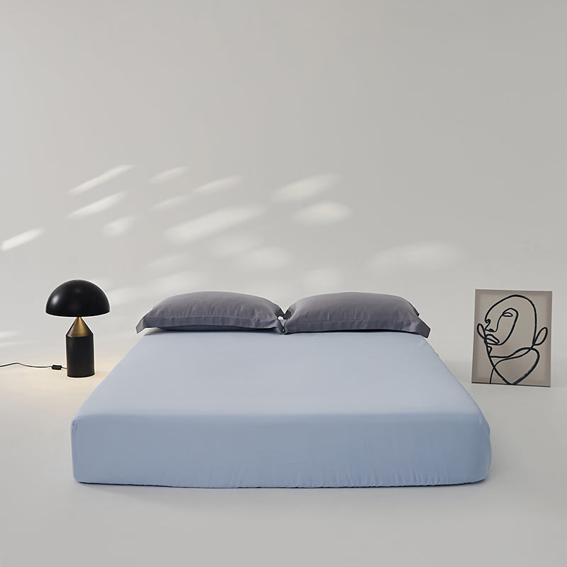 Single Bed Sheet Ice Silk Skin Friendly Pillowcase Soft Cooling Breathable Bed Linen Set