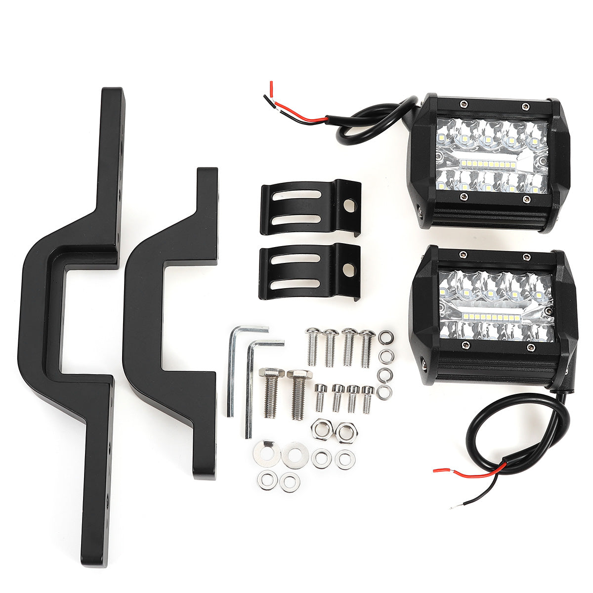 LED Light Strip with Trailer Adapter – Mounting Bracket Kit for Vehicle Lighting