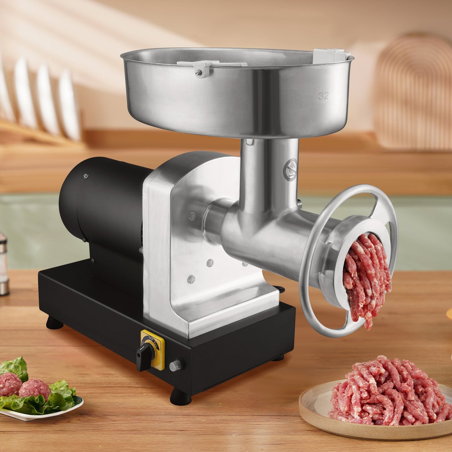 1100W Heavy Duty Electric Meat Grinder High Capacity Meat Mincer Sausage Stuffer for Home and Commercial Use