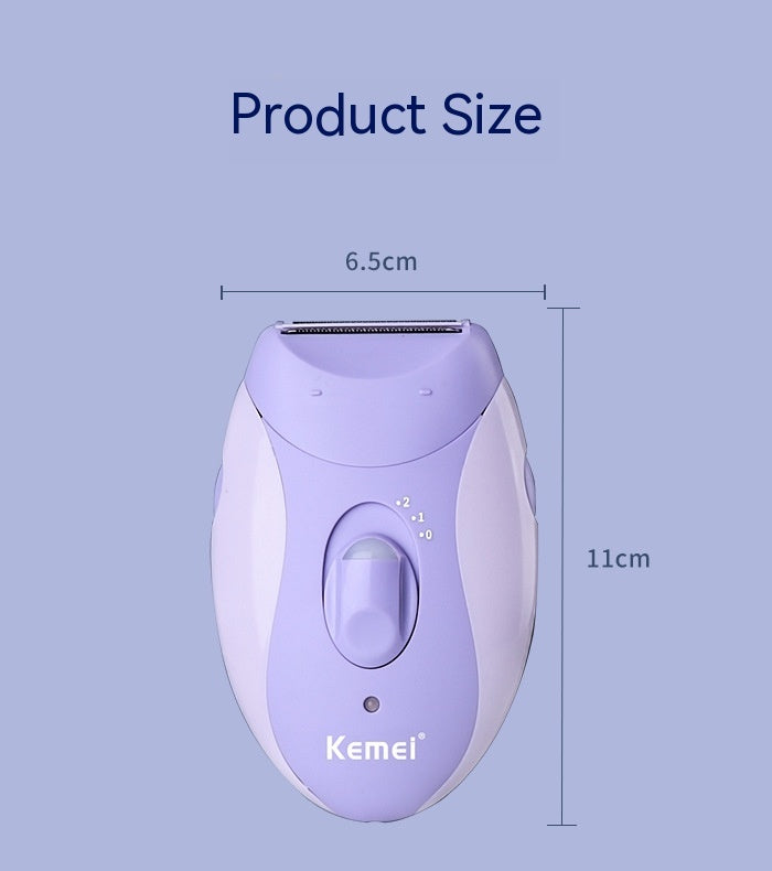 Women’s 4-in-1 Body Shaver and Foot Grinder Kit Electric Hair Removal and Pedicure Care Set