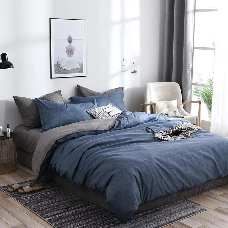 3-Piece Bedding Set Quilt Duvet Cover with 2 Pillowcases 50x70cm Soft Bedroom Bed Set