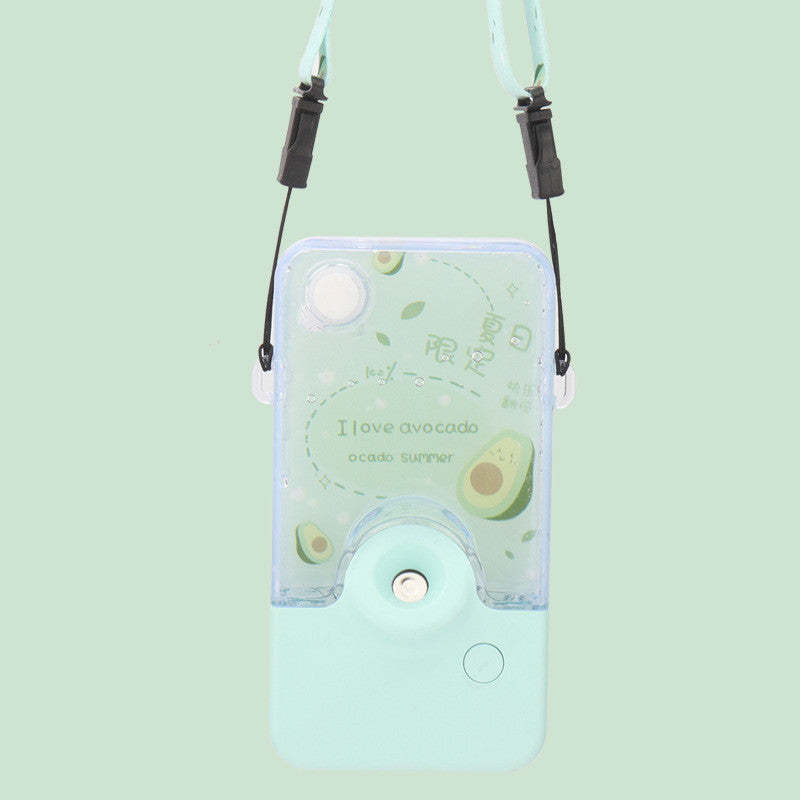 Portable Water Mist Humidifier – Handheld & Neck Spray Hydration Atomizer for Face & Skin Care