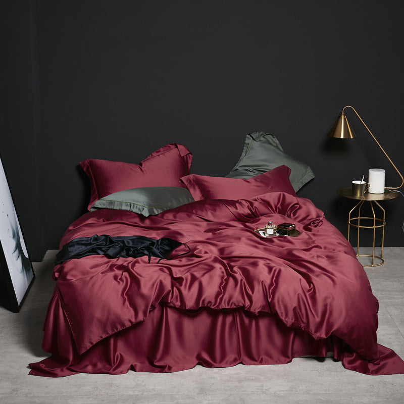 Silk Duvet Cover – Luxury Soft Breathable Bedding for Bedroom Comfort