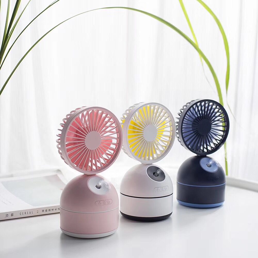 Fan Humidifier Portable Air Cooling Fan with Mist Spray Ultrasonic Humidifier for Home and Office Use