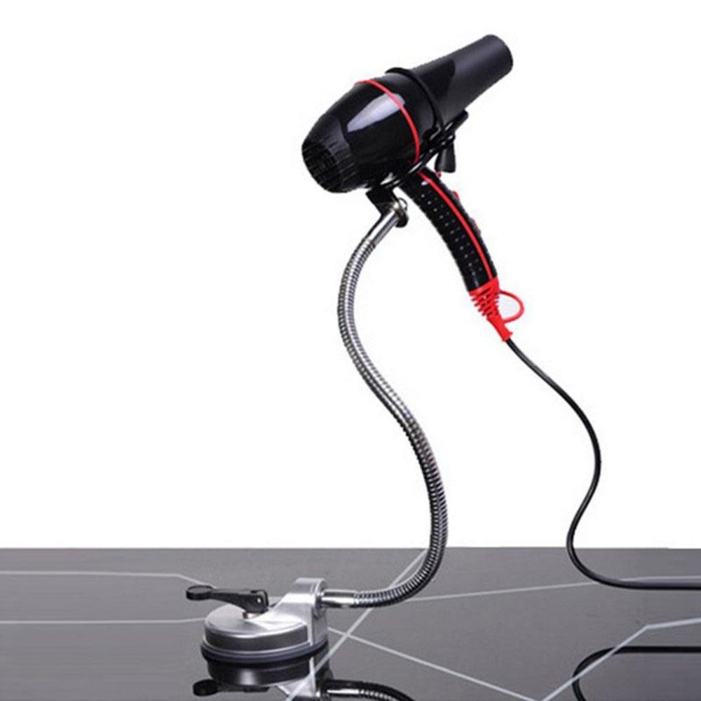 Hair Dryer Hands Free 360 Degree Rotating Holder Stand Suction Cup Hair Organization Pet Grooming Rack Lazy Mount
