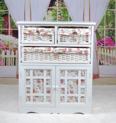 Solid Wood Bedroom Wardrobe Multi-Functional Storage Cabinet Baby Clothes Organizer Closet Furniture