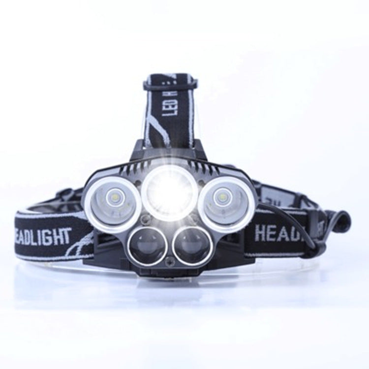 Fixed Focus Strong Light Head-Mounted LED Flashlight Long-Range Outdoor Camping Headlamp