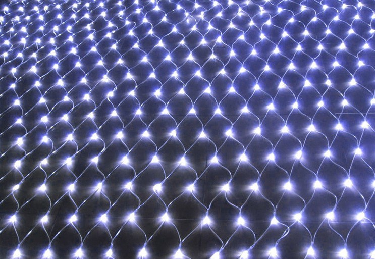 Christmas LED String Lights Outdoor Waterproof Fishnet Fairy Lights Star Pattern Holiday Wedding Decorative Lighting