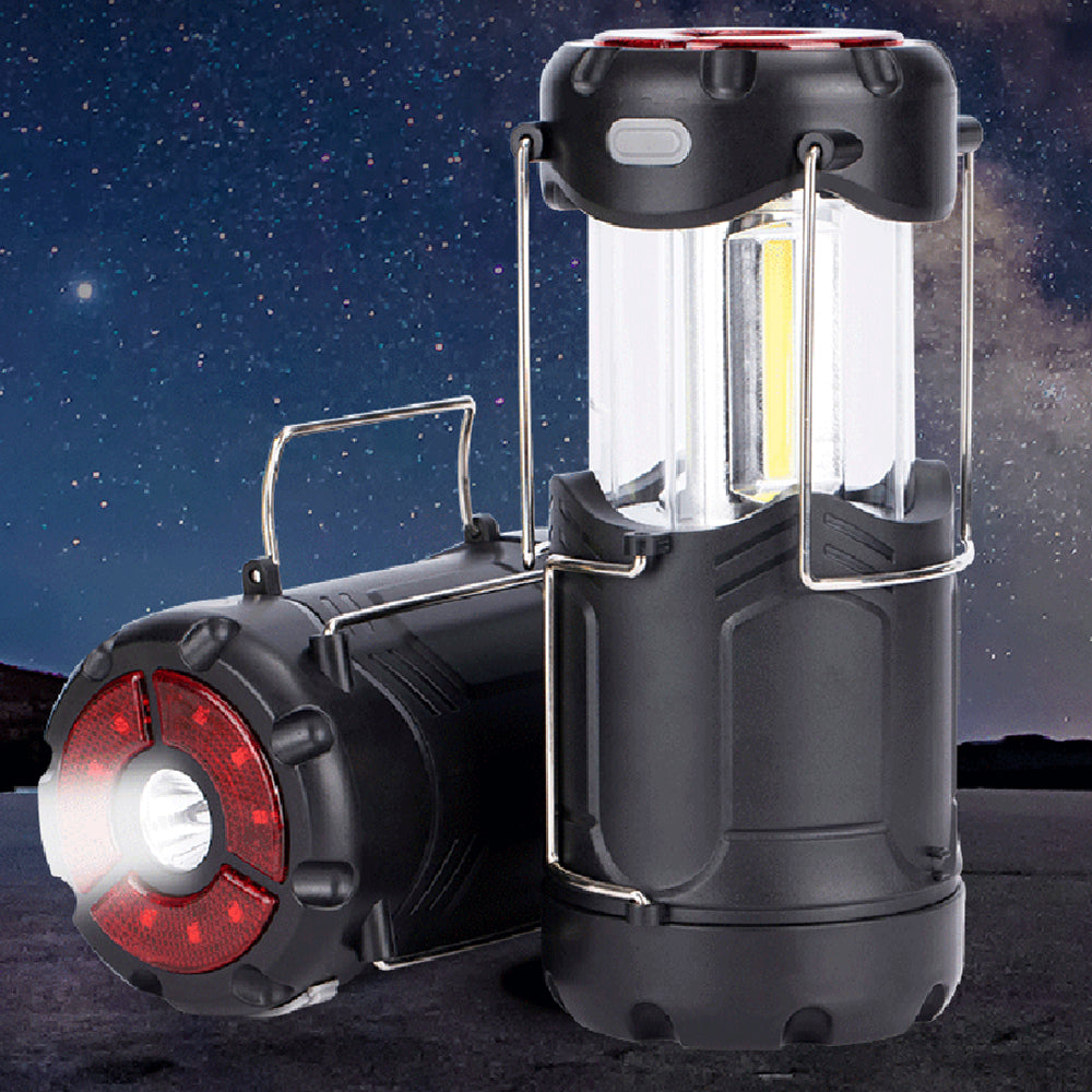Dual Power Camping Lamp – Outdoor Tent LED Light for Hiking & Emergency Use