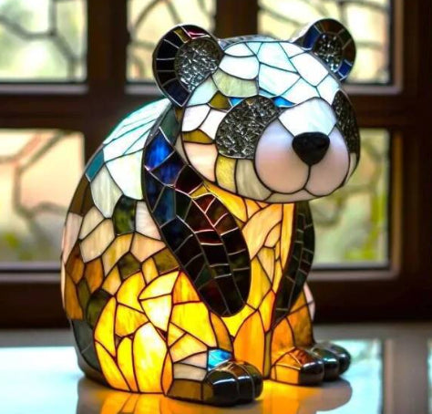 Indoor Resin Decorative Statue Lamp Creative Artistic Table Light for Home Living Room Decor