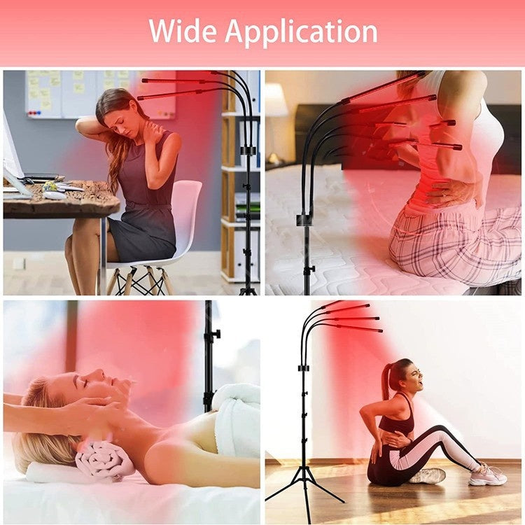 Red Light Therapy Lamp Infrared Photon Heating Physiotherapy Beauty Device for Body Pain Relief
