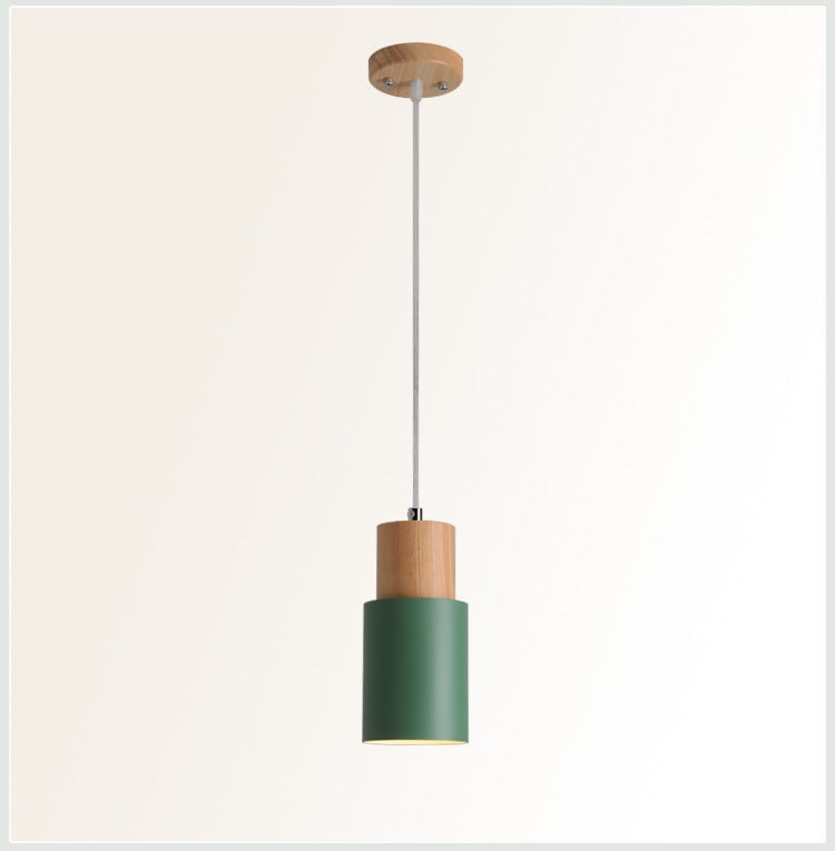 Wood Pendant Lights Island Bar Hanging Lamp Modern Rustic Ceiling Light for Kitchen Dining Decor