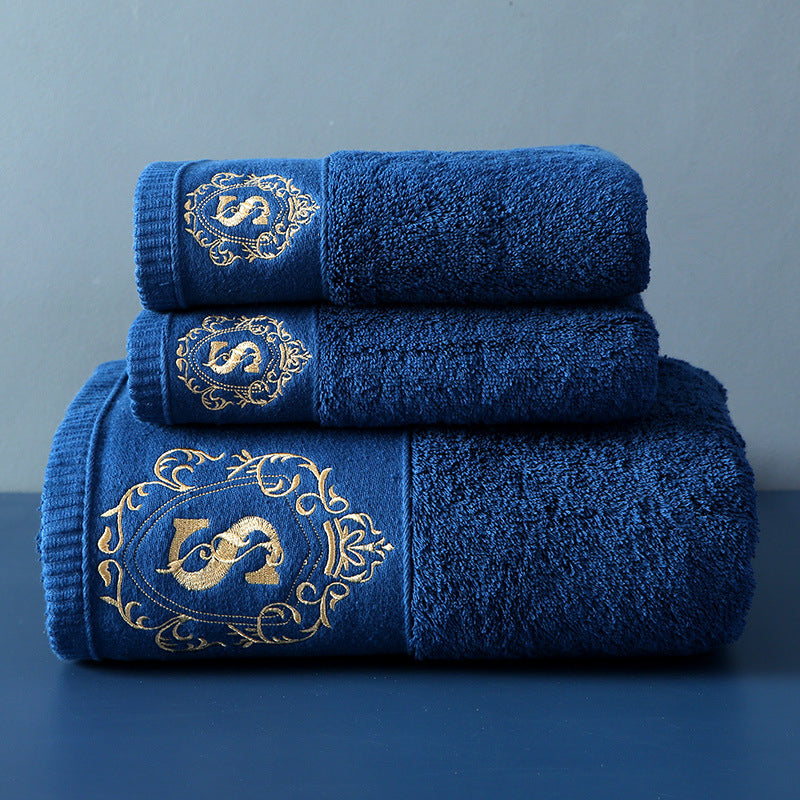 Five Star Hotel Bath Towels Soft Absorbent Luxury Cotton Bathroom Towel Set