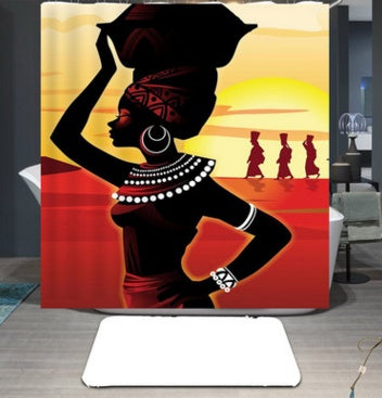 Waterproof Bathroom Shower Curtain – Modern Bath Curtain for Home Decor