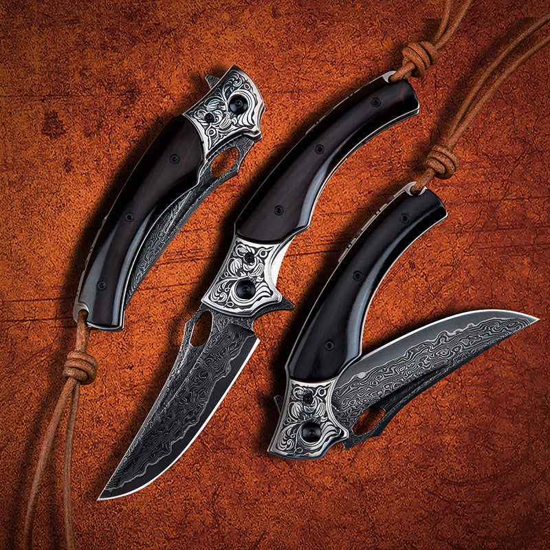Folding Pocket Knife Outdoor Camping Survival Multi Purpose EDC Tool for Hiking and Travel
