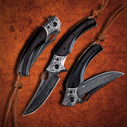 Folding Pocket Knife Outdoor Camping Survival Multi Purpose EDC Tool for Hiking and Travel