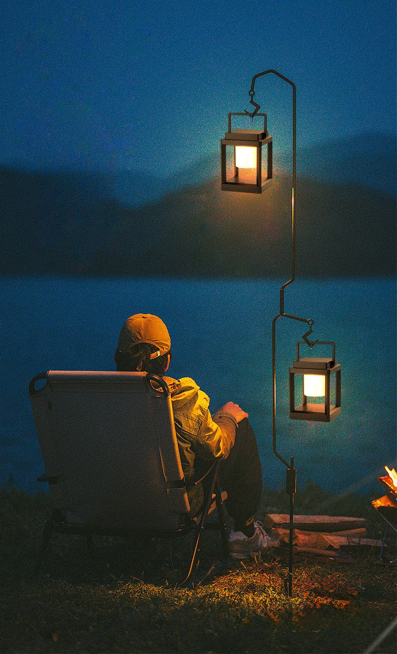 Outdoor USB Handheld Multifunctional Rechargeable Ambient Light Portable Camping Emergency LED Lamp