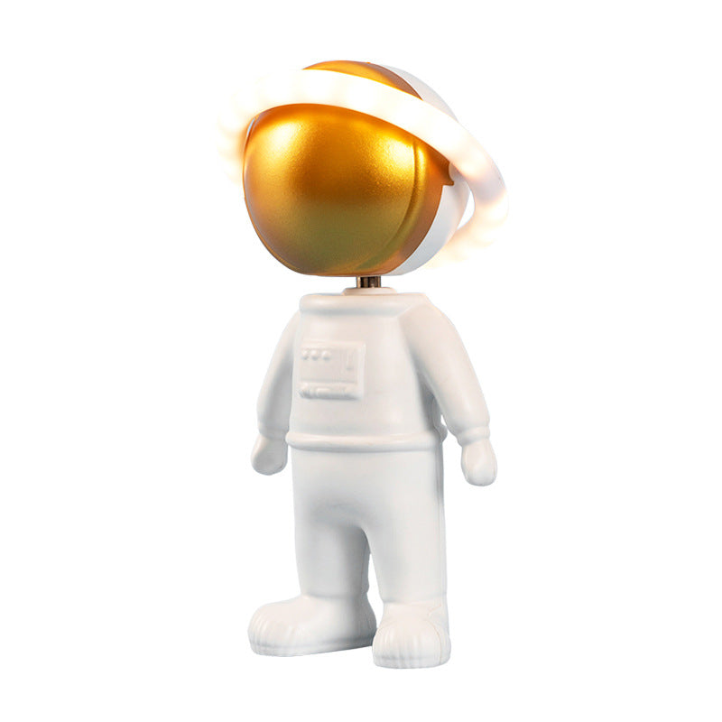 New Astronaut Star Projector Lamp USB Rechargeable Rotatable Night Light Bedside Galaxy Atmosphere Bedroom Decor