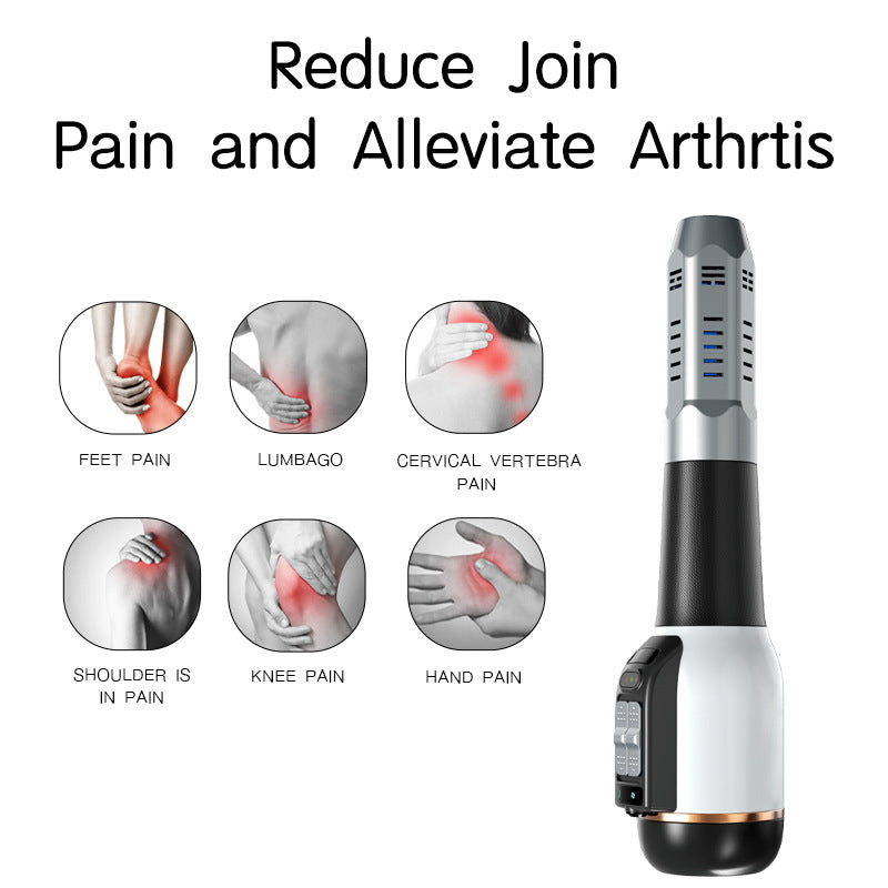 Light Wave Pulse Massage Physiotherapy Instrument Handheld Meridian Massage Device for Body Relaxation and Pain Relief