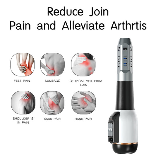 Light Wave Pulse Massage Physiotherapy Instrument Handheld Meridian Massage Device for Body Relaxation and Pain Relief