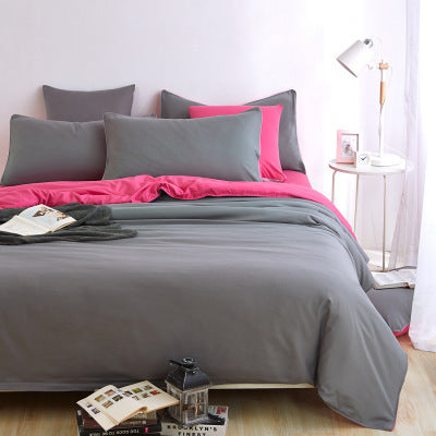 4 Piece Bedding Set Duvet Cover Quilt Bed Sheets Pillowcases Soft Comfortable Bedroom Set