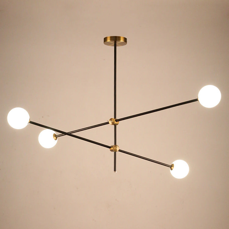 Retro European LED Chandelier – Stylish Minimalist Ceiling Light
