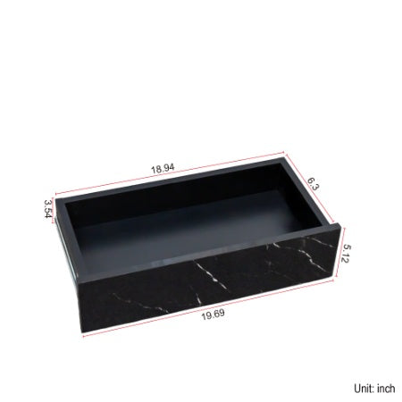 6.93 Inch LED Coffee Table Modern Living Room Furniture Large Coffee Table with LED Lights Contemporary Design