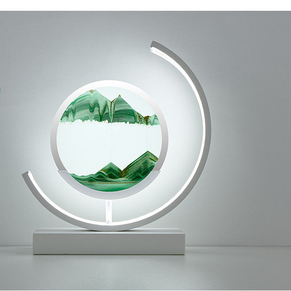 High End Business Gift Quicksand Painting 3D LED Creative Lamp Living Room Decorative Lights Modern Home Decor