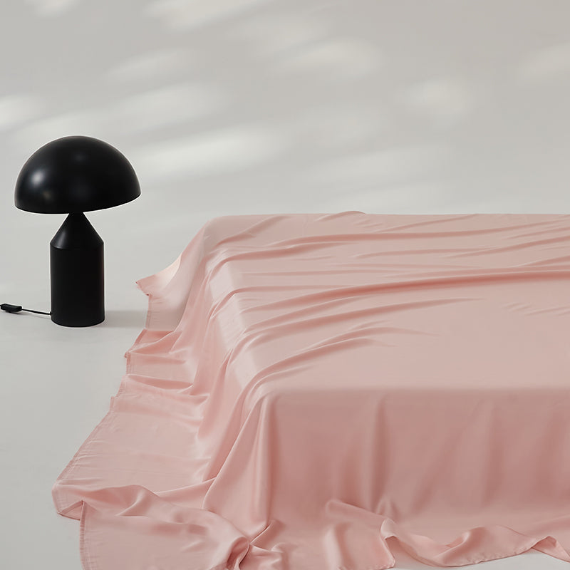 Single Bed Sheet Ice Silk Skin Friendly Pillowcase Soft Cooling Breathable Bed Linen Set