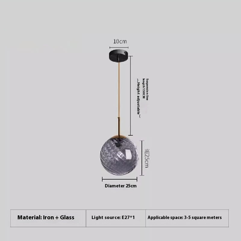 Trendy Glass Chandelier – Modern Ceiling Light for Living Room & Bedroom