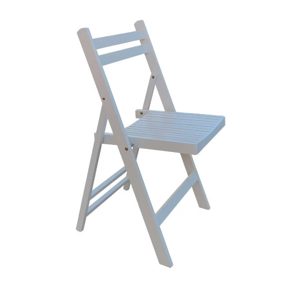 Slatted Wood Folding Chairs Portable Event Seating Wooden Chairs for Weddings Parties Outdoor Use